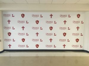 Texas Church Signs custom wall vinyl step repeat mural 300x225